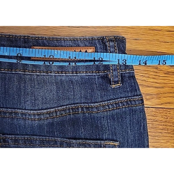 Raw Hem Denim Mini Skirt Western Y2K 90's Festival Country Rodeo Utility Size‎ 5 - Picture 8 of 8